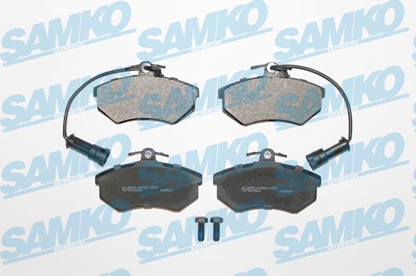 Samko 5SP1137 - Brake Pad Set, disc brake www.parts5.com