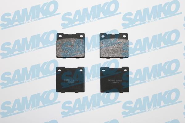 Samko 5SP113 - Brake Pad Set, disc brake www.parts5.com