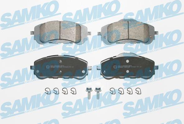 Samko 5SP1845 - Brake Pad Set, disc brake www.parts5.com