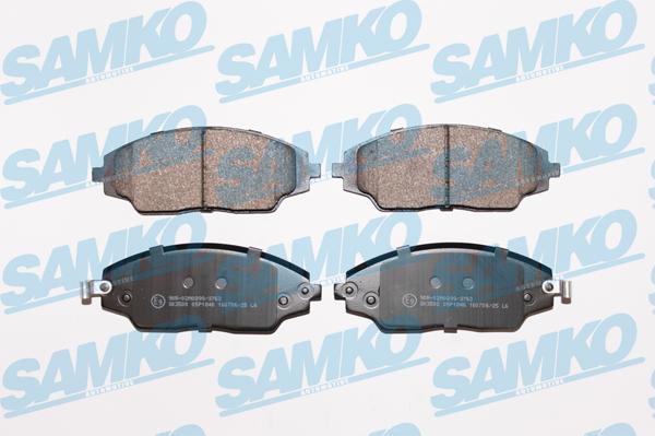 Samko 5SP1846 - Brake Pad Set, disc brake www.parts5.com