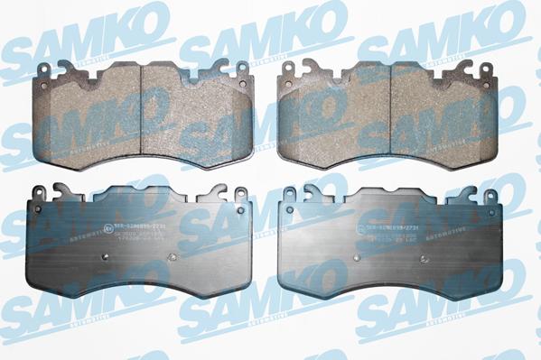 Samko 5SP1885 - Тормозные колодки, дисковые, комплект www.parts5.com