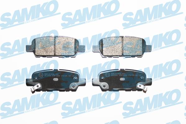 Samko 5SP1839 - Brake Pad Set, disc brake www.parts5.com
