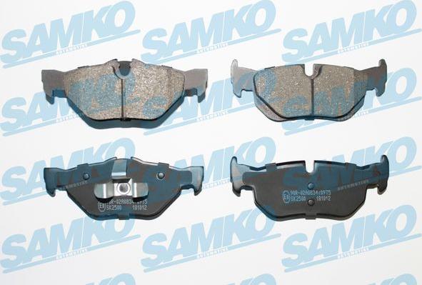 Samko 5SP1876 - Brake Pad Set, disc brake www.parts5.com