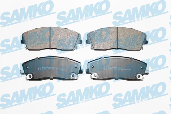 Samko 5SP1399 - Brake Pad Set, disc brake www.parts5.com