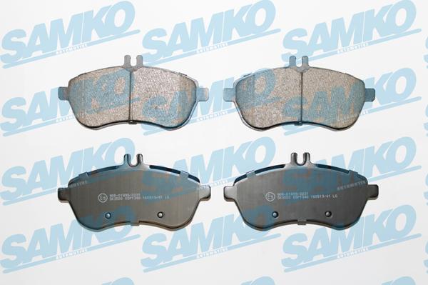Samko 5SP1340 - Brake Pad Set, disc brake www.parts5.com