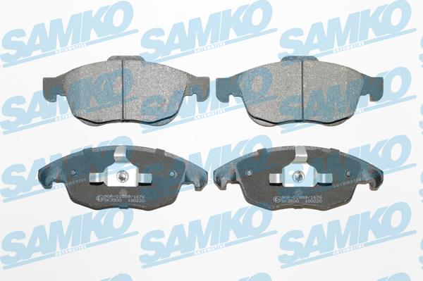 Samko 5SP1351 - Brake Pad Set, disc brake www.parts5.com