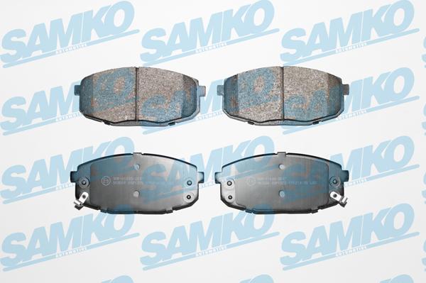 Samko 5SP1375 - Brake Pad Set, disc brake www.parts5.com