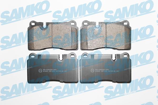 Samko 5SP1376 - Brake Pad Set, disc brake www.parts5.com