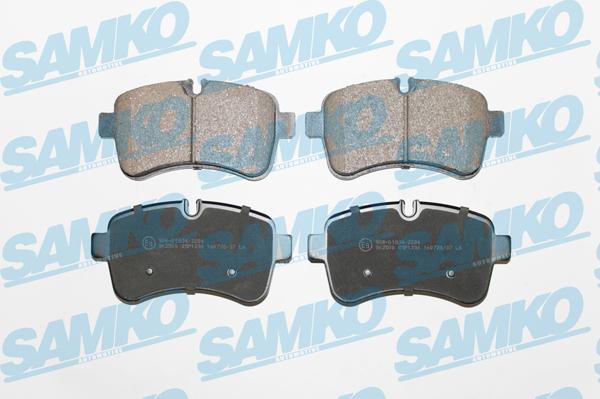 Samko 5SP1296 - Brake Pad Set, disc brake www.parts5.com