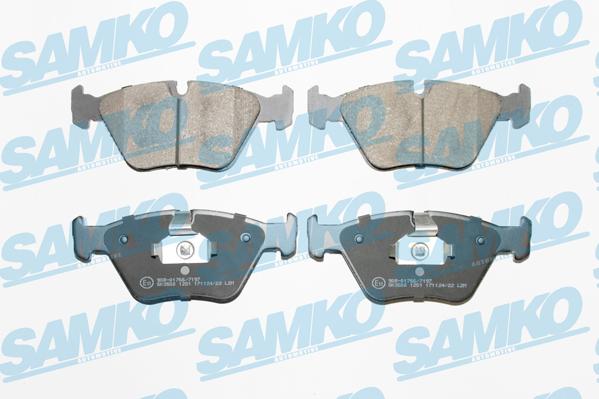 Samko 5SP1251 - Brake Pad Set, disc brake www.parts5.com