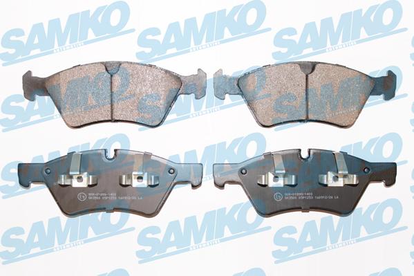 Samko 5SP1253 - Brake Pad Set, disc brake www.parts5.com