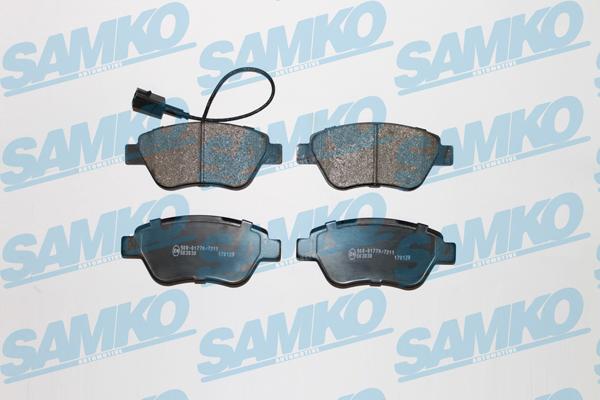Samko 5SP1264 - Комплект спирачно феродо, дискови спирачки www.parts5.com