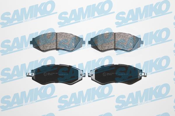 Samko 5SP1208 - Brake Pad Set, disc brake www.parts5.com