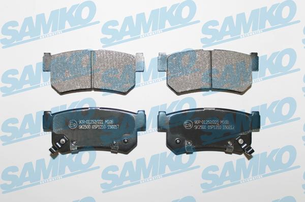 Samko 5SP1210 - Brake Pad Set, disc brake www.parts5.com