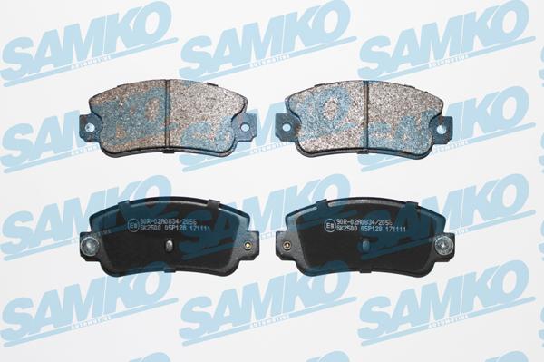 Samko 5SP128 - Brake Pad Set, disc brake www.parts5.com