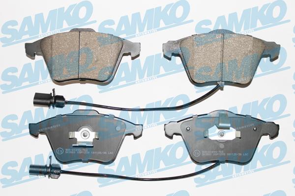Samko 5SP1239 - Brake Pad Set, disc brake www.parts5.com