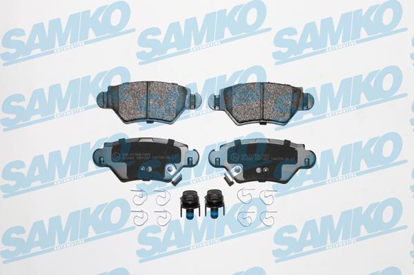 Samko 5SP1227 - Brake Pad Set, disc brake www.parts5.com