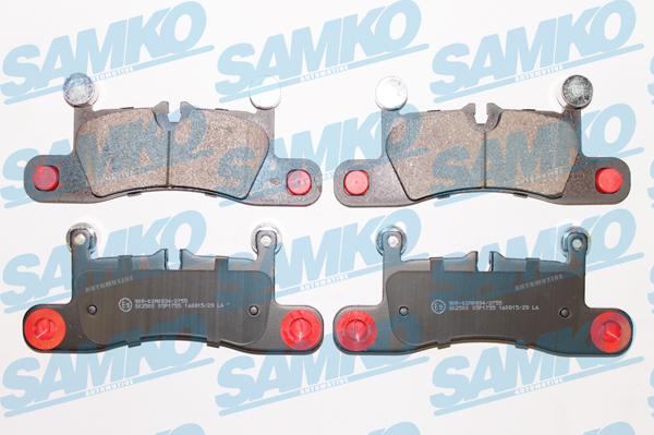 Samko 5SP1755 - Brake Pad Set, disc brake www.parts5.com