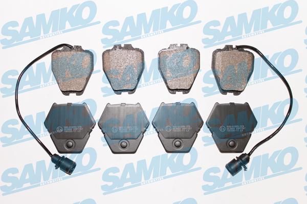 Samko 5SP1767 - Brake Pad Set, disc brake www.parts5.com