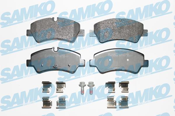 Samko 5SP1787 - Brake Pad Set, disc brake www.parts5.com