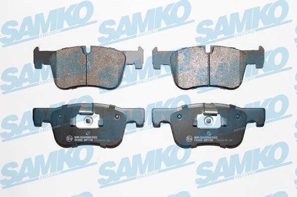 Samko 5SP1739 - Brake Pad Set, disc brake www.parts5.com