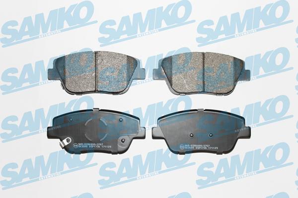 Samko 5SP1736 - Brake Pad Set, disc brake www.parts5.com