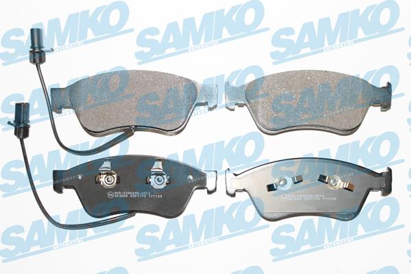 Samko 5SP1772 - Brake Pad Set, disc brake www.parts5.com