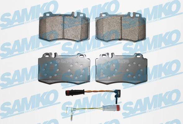 Samko 5SP849A - Brake Pad Set, disc brake www.parts5.com