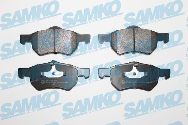 Samko 5SP841 - Brake Pad Set, disc brake www.parts5.com