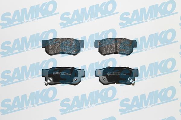 Samko 5SP848 - Brake Pad Set, disc brake www.parts5.com