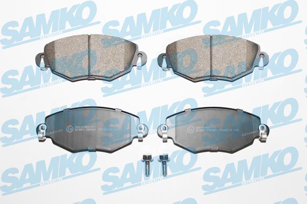 Samko 5SP865 - Brake Pad Set, disc brake www.parts5.com