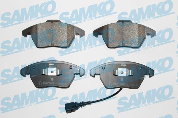 Samko 5SP866 - Brake Pad Set, disc brake www.parts5.com
