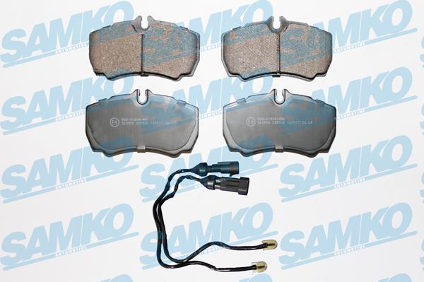 Samko 5SP830A - Brake Pad Set, disc brake www.parts5.com
