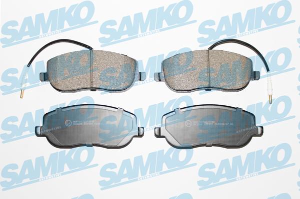 Samko 5SP831 - Brake Pad Set, disc brake www.parts5.com