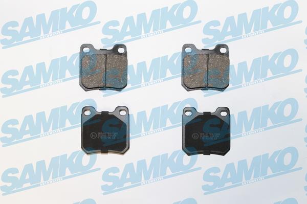 Samko 5SP334 - Brake Pad Set, disc brake www.parts5.com