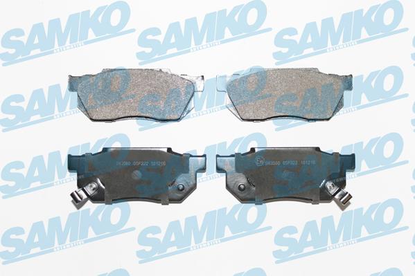 Samko 5SP322 - Brake Pad Set, disc brake www.parts5.com