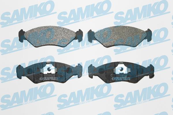 Samko 5SP295 - Brake Pad Set, disc brake www.parts5.com