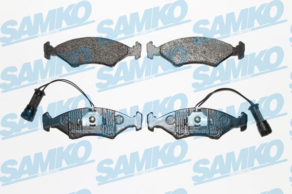 Samko 5SP242 - Brake Pad Set, disc brake www.parts5.com