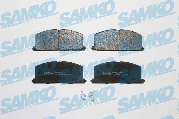 Samko 5SP268 - Brake Pad Set, disc brake www.parts5.com