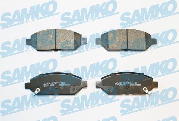 Samko 5SP2050 - Brake Pad Set, disc brake www.parts5.com