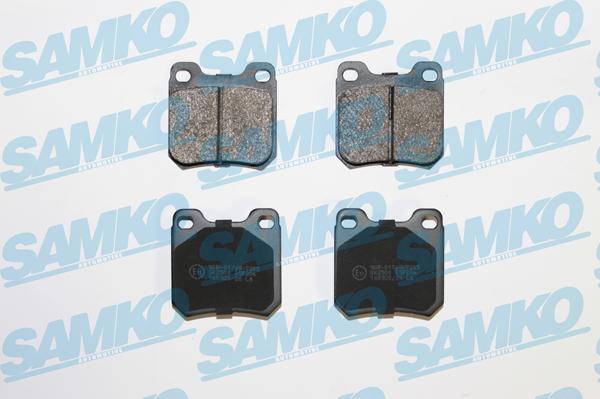 Samko 5SP206 - Brake Pad Set, disc brake www.parts5.com