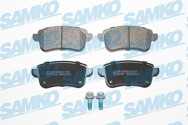 Samko 5SP2014 - Brake Pad Set, disc brake www.parts5.com
