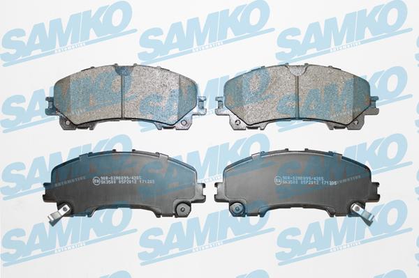 Samko 5SP2012 - Brake Pad Set, disc brake www.parts5.com