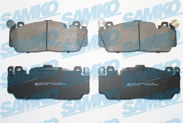 Samko 5SP2088 - Brake Pad Set, disc brake www.parts5.com