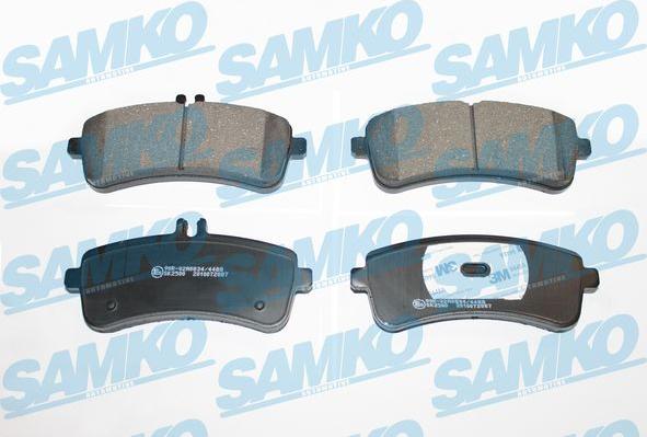 Samko 5SP2087 - Brake Pad Set, disc brake www.parts5.com