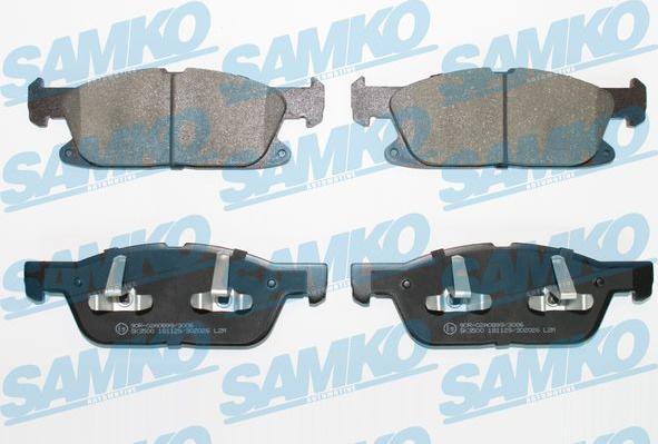 Samko 5SP2026 - Brake Pad Set, disc brake www.parts5.com