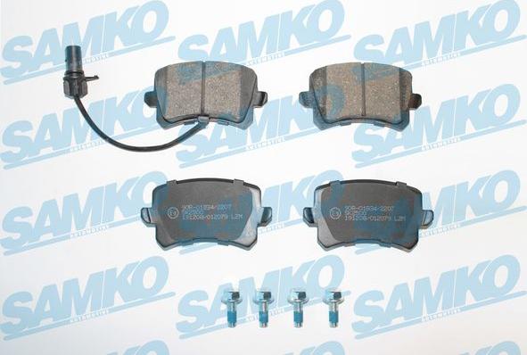 Samko 5SP2079 - Brake Pad Set, disc brake www.parts5.com