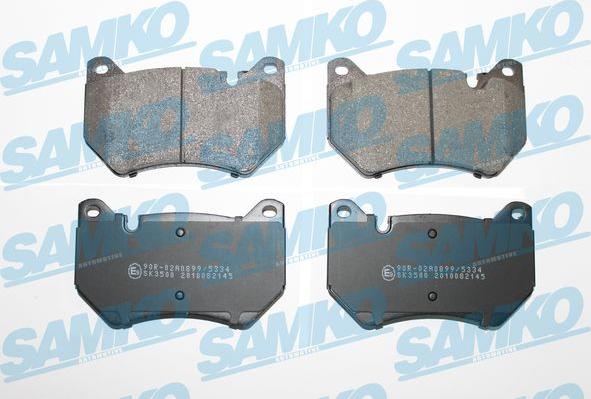 Samko 5SP2145 - Brake Pad Set, disc brake www.parts5.com