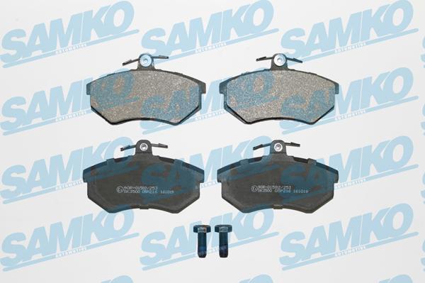 Samko 5SP216 - Brake Pad Set, disc brake www.parts5.com