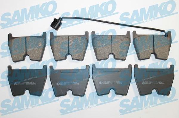 Samko 5SP2172 - Brake Pad Set, disc brake www.parts5.com